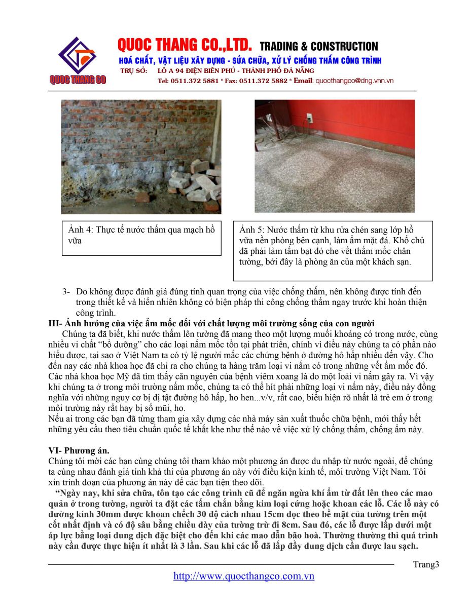 Chống thấm ẩm chân tường 3 | chống thấm hải phòng | chongthamhaiphong.com