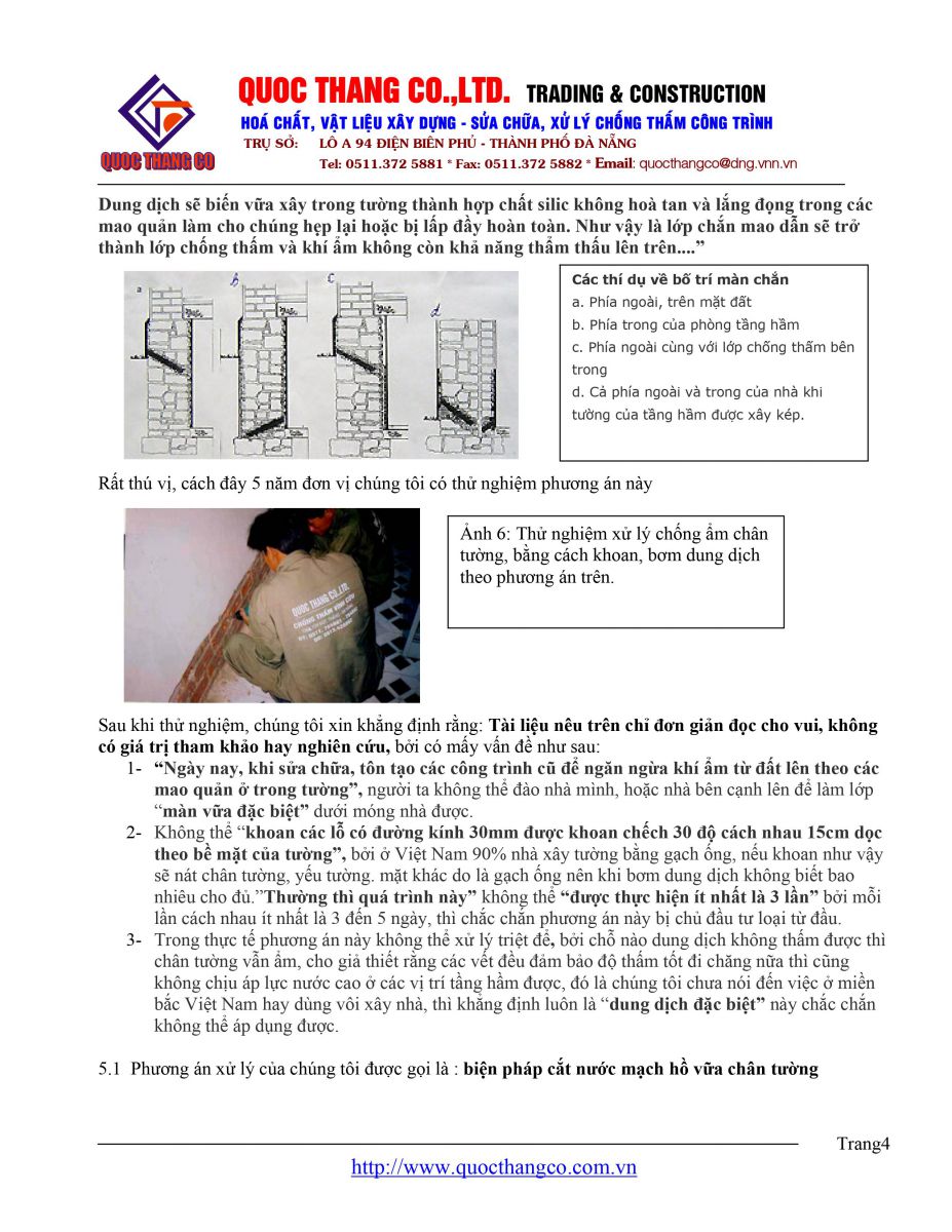 Chống thấm ẩm chân tường 4 | chống thấm hải phòng | chongthamhaiphong.com