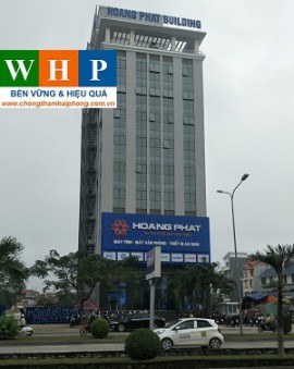 Chống thấm tại Công trình trụ sở Công ty TNHH TM Hoàng Phát, đường Lê Hồng Phong, Ngô Quyền, Hải Phòng
